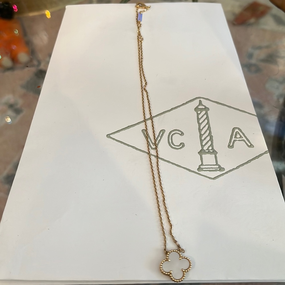 Van Cleef and Arpels Vintage Alhambra Necklace